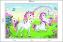 Fototapeta Bajkowe Jednorożce I Zamek Flizelina Zmywalna 300x210 FT-2324-VEML300-210