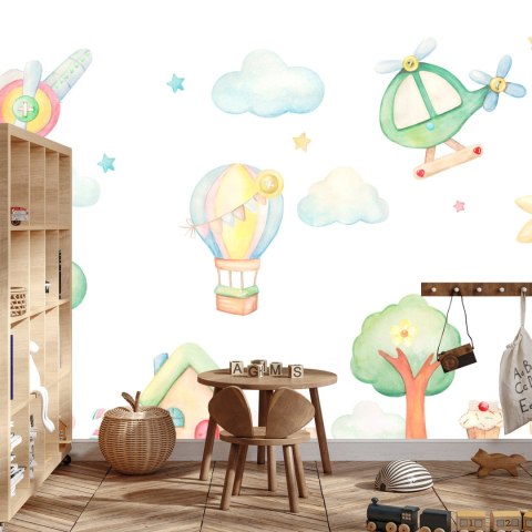 Fototapeta Akwarelowe Miasteczko Vinyl Strukturalny 208x146 FT-2370-VSXL