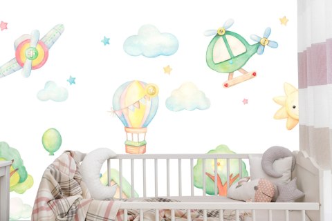 Fototapeta Akwarelowe Miasteczko Flizelina Zmywalna 416x254 FT-2370-VEMLXXXL