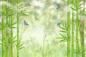 Fototapeta Bambusowy Las I Ptaki Tapeta Samoprzylepna 180x120 FT-2486-SK180-120