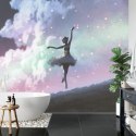 Fototapeta Baletnica Tańcząca Na Tle Nocnego Nieba Flizelina 254x184 FT-3832-V4