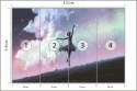 Fototapeta Baletnica Tańcząca Na Tle Nocnego Nieba Tapeta Samoprzylepna 416x254 FT-3832-SKXXXL