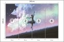 Fototapeta Baletnica Tańcząca Na Tle Nocnego Nieba Vinyl Strukturalny 360x240 FT-3832-VS360-240