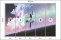 Fototapeta Baletnica Tańcząca Na Tle Nocnego Nieba Vinyl Strukturalny 450x300 FT-3832-VS450-300