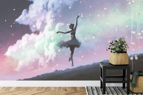 Fototapeta Baletnica Tańcząca Na Tle Nocnego Nieba Flizelina Zmywalna 520x318 FT-3832-VEMLXXXXXL