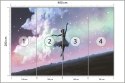 Fototapeta Baletnica Tańcząca Na Tle Nocnego Nieba Vinyl Gładki 400x280 FT-3832-VG400-280