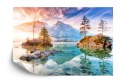 Fototapeta Jezioro Hintersee W Bawarii W Niemczech Vinyl Strukturalny 180x120 FT-3931-VS180-120