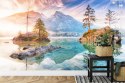 Fototapeta Jezioro Hintersee W Bawarii W Niemczech Vinyl Strukturalny 180x120 FT-3931-VS180-120