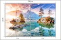 Fototapeta Jezioro Hintersee W Bawarii W Niemczech Vinyl Strukturalny 180x120 FT-3931-VS180-120