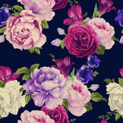 Tapeta Barwne Róże Flizelina 53x1000 TR-2845-VER-53