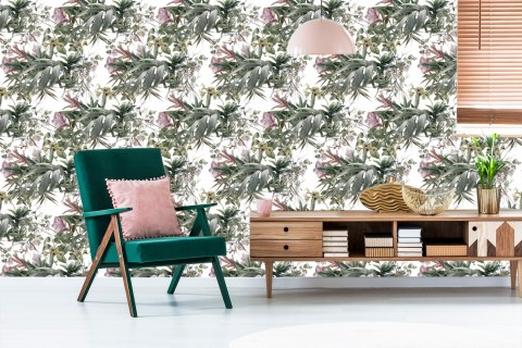 Tapeta Kwiaty Akwarela Flizelina 53x1000 TR-3021-VER-53