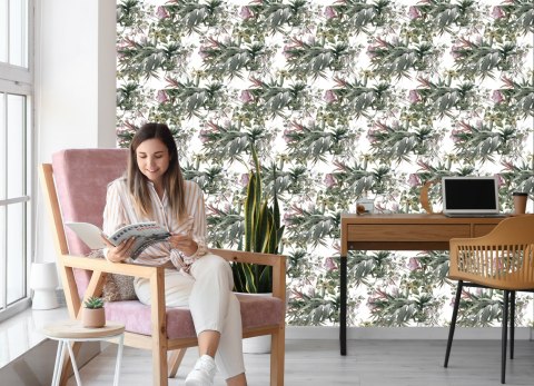 Tapeta Kwiaty Akwarela Flizelina 53x1000 TR-3021-VER-53