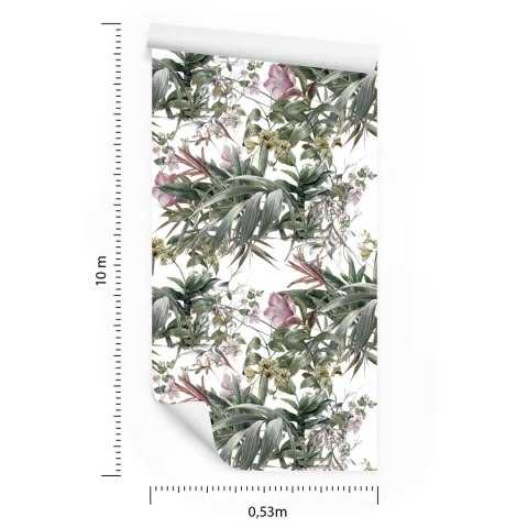 Tapeta Kwiaty Akwarela Flizelina 53x1000 TR-3021-VER-53