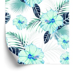 Tapeta Kwiaty Hibiskusa I Liście Flizelina 53x1000 TR-814-VER-53