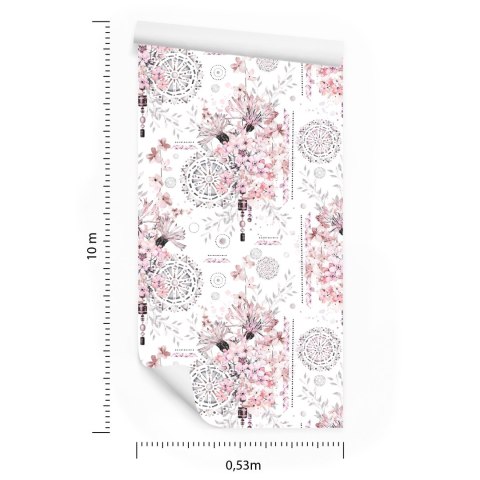 Tapeta Kwiaty I Ornamenty Flizelina 53x1000 TR-3425-VER-53