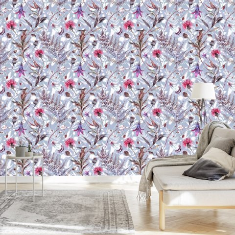 Tapeta Kwiaty Polne Akwarela Flizelina 53x1000 TR-3088-VER-53