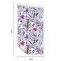 Tapeta Kwiaty Polne Akwarela Flizelina 53x1000 TR-3088-VER-53