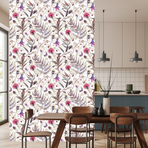 Tapeta Kwiaty Polne Akwarela Flizelina 53x1000 TR-3089-VER-53