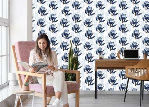 Tapeta Kwiaty Protei Flizelina 53x1000 TR-447-VER-53