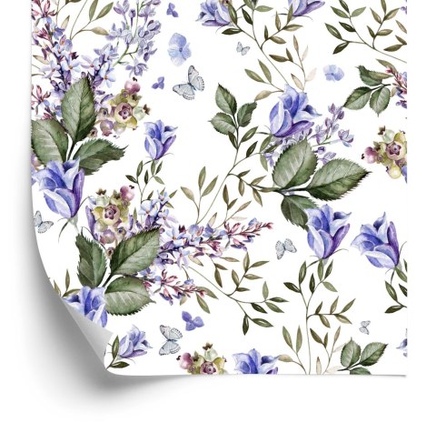 Tapeta Motyle Wśród Lawendy Flizelina 53x1000 TR-3329-VER-53