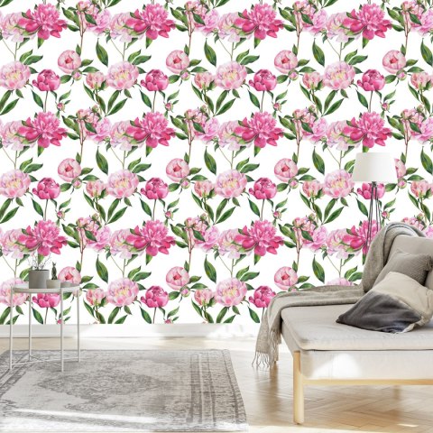 Tapeta Naturalne Piwonie Flizelina 53x1000 TR-2308-VER-53