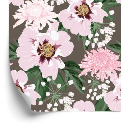 Tapeta Piękne Chryzantemy I Piwonie Flizelina 53x1000 TR-310-VER-53