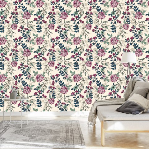 Tapeta Romantyczne Kwiaty Flizelina 53x1000 TR-3119-VER-53