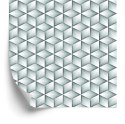 Tapeta Sześciany W Odcieniach Szarości - Efekt 3D Flizelina 53x1000 TR-55-VER-53