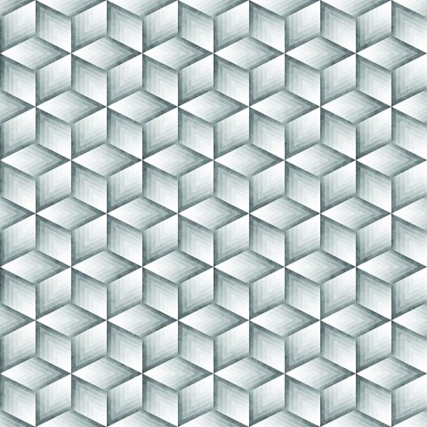 Tapeta Sześciany W Odcieniach Szarości - Efekt 3D Flizelina 53x1000 TR-55-VER-53