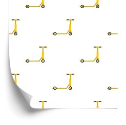 Tapeta Żółte Hulajnogi Flizelina 53x1000 TR-5635-VER-53