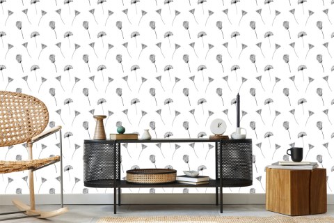 Tapeta Abstrakcyjne Kwiaty I Dmuchawce Flizelina 53x1000 TR-4099-VER-53