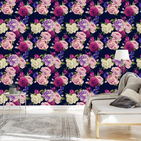 Tapeta Barwne Róże Flizelina 53x1000 TR-2845-VER-53