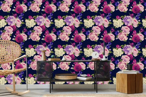 Tapeta Barwne Róże Flizelina 53x1000 TR-2845-VER-53