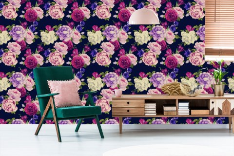Tapeta Barwne Róże Flizelina 53x1000 TR-2845-VER-53