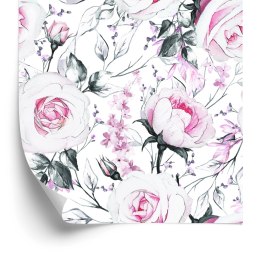 Tapeta Róże Jak Narysowane Flizelina 53x1000 TR-3447-VER-53