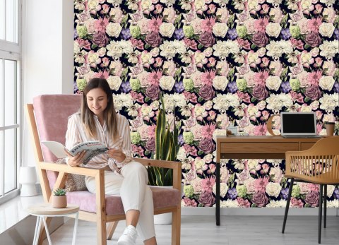 Tapeta Róże Tulipany Flizelina 53x1000 TR-3520-VER-53