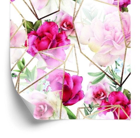 Tapeta Róże W Nowoczesnej Kompozycji Flizelina 53x1000 TR-2487-VER-53