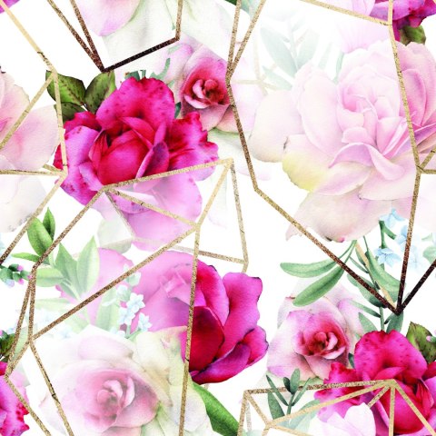 Tapeta Róże W Nowoczesnej Kompozycji Flizelina 53x1000 TR-2487-VER-53