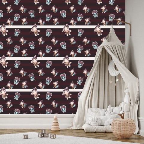 Tapeta Chłopcy Z Indiańskimi Maskami Flizelina 53x1000 TR-5268-VER-53