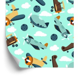 Tapeta Bajkowe Samoloty I Sterowce Flizelina 53x1000 TR-5783-VER-53