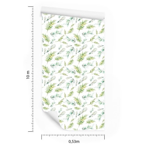 Tapeta Akwarelowe Rośliny Leśne Flizelina 53x1000 TR-3727-VER-53