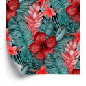 Tapeta Egzotyczne Kwiaty I Liście Flizelina 53x1000 TR-4235-VER-53