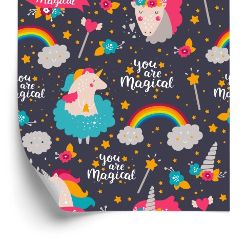 Tapeta Jednorożce Tęcza Flizelina 53x1000 TR-3012-VER-53