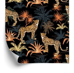 Tapeta - Dzikie Koty I Drzewa Flizelina 53x1000 TR-1778-VER-53