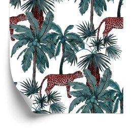Tapeta - Dzikie Koty I Palmy Flizelina 53x1000 TR-2055-VER-53