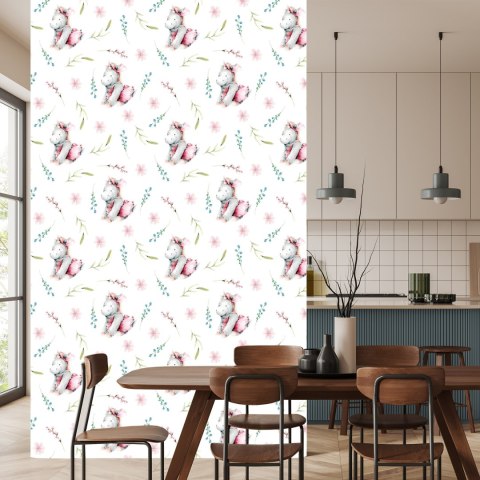 Tapeta Jednorożce Malowane Akwarelą Flizelina 53x1000 TR-4251-VER-53