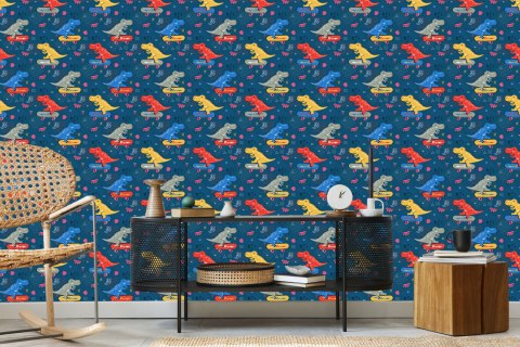 Tapeta Krokodyle, Deskorolki, Do Pokoju Dziecka Flizelina 53x1000 TR-1690-VER-53