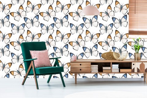 Tapeta Dla Dzieci - Egzotyczne Motyle Flizelina 53x1000 TR-208-VER-53