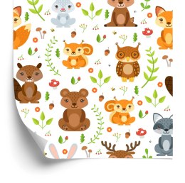 Tapeta Dla Dzieci - Leśni Przyjaciele Flizelina 53x1000 TR-3295-VER-53