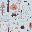 Tapeta Dla Dzieci - Piękne Zwierzątka Leśne Flizelina 53x1000 TR-2285-VER-53